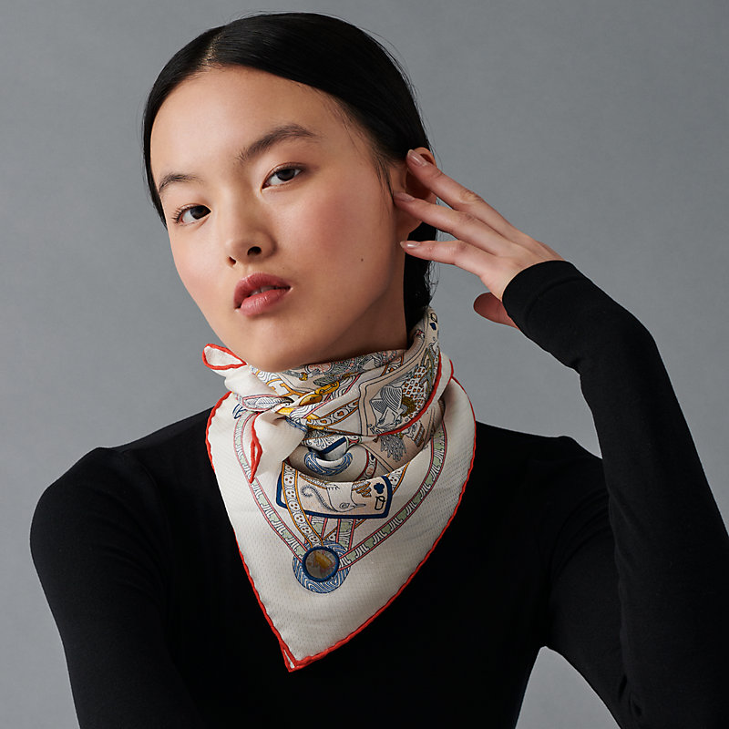 ファッション小物エルメス スカーフ 70×70 新品未使用 - バンダナ/スカーフ